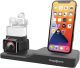 Chargeworx 3-in-1 Multi-Charging Stand for Apple Watch, iPhone & AirPods - Portable Charging Dock & Holder