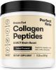 Perfect Keto Collagen Peptides Protein Powder with MCT Oil - Grassfed, GF, Multi Supplement, Best for Ketogenic Diets, Use as Keto Creamer, in Coffee and Shakes for Women & Men - Salted Caramel