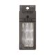KISS imPRESS Premium Medium Coffin Press-On Nails, Glossy Gray, 30 Pieces