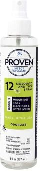 Proven 23630 12-Hour Insect Repellent, 6 oz, Odorless