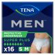 Tena Protective Incontinence Underwear for Men, Small/Medium, 16 Ct