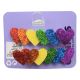 Claires Barrettes Hair Clips Rainbow Colored Glitter Hearts Set of 2 - s-l1600.jpg